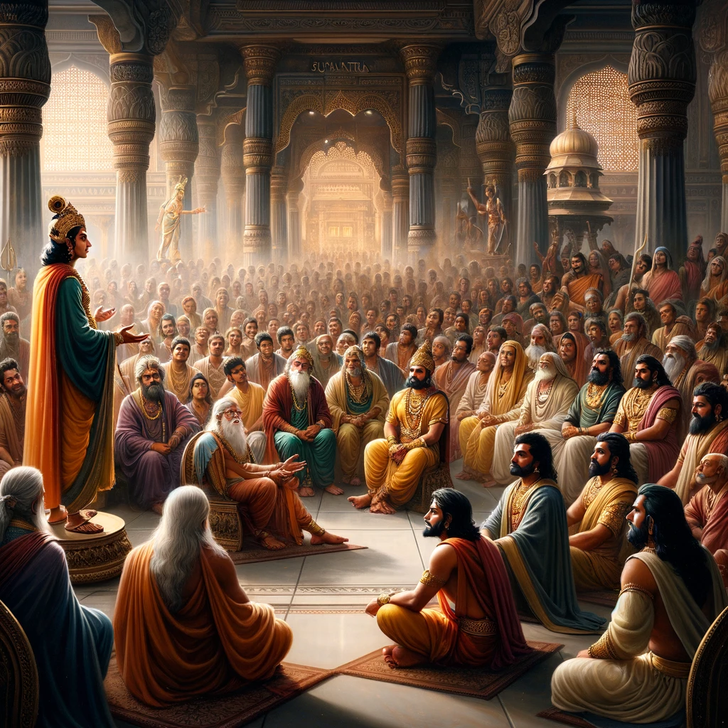 Sumantra Delivers Rama’s Message